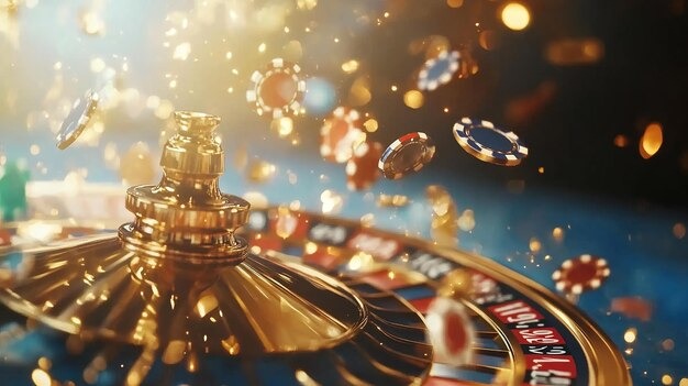 bakar JILI baccarat betting chips and table layout